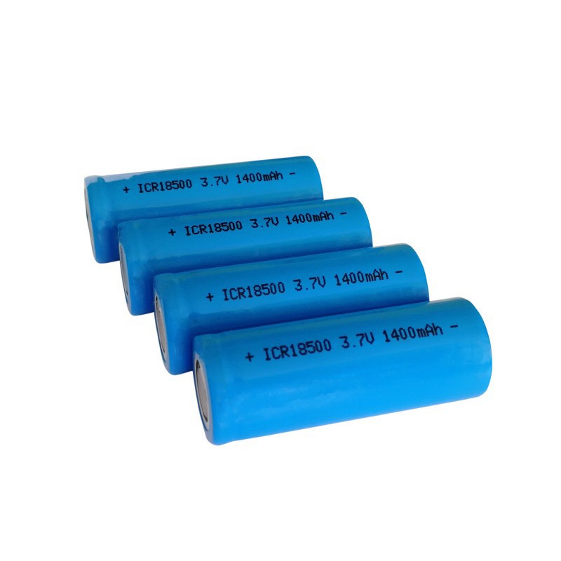 Pin sạc lithium 18500 3,7V 1400mAh sử dụng cho các loại đèn, loa bluetooth, camera và nhiều thiết bị điện tử khác