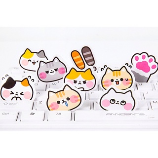 Set 34 sticker Mặt Mèo