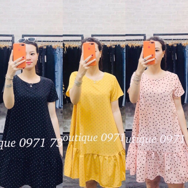 Váy bầu dáng xuông