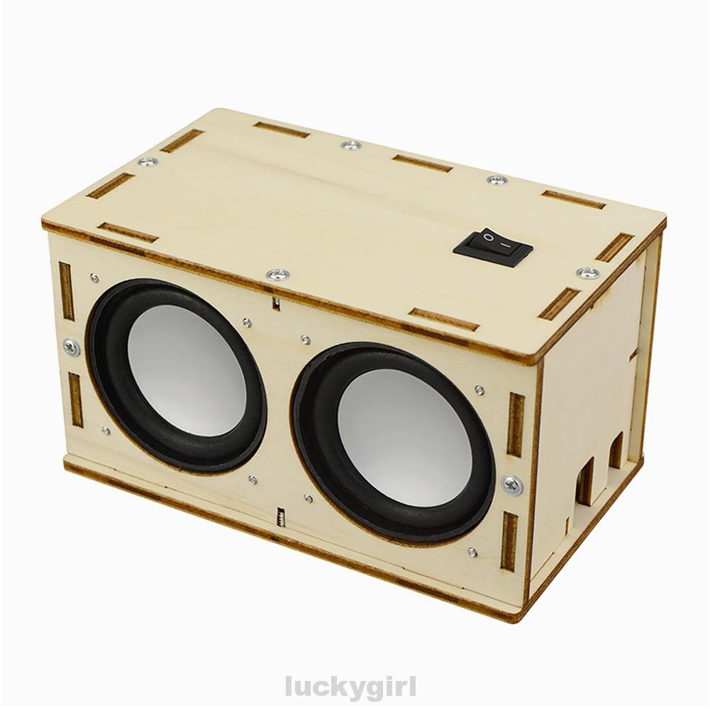ABS Handmade Portable Non Toxic Entertainment Kids Adults Science Experiment STEM Learning DIY Bluetooth Speaker Box Kit