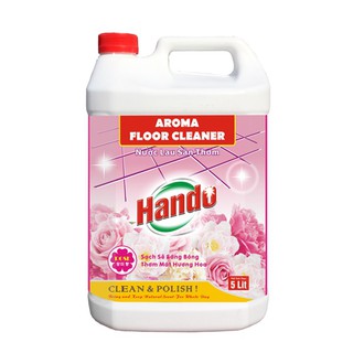 Can Nước Lau Sàn Siêu Sạch Diệt Khuẩn Hando 5L Hương Hoa Thiên Nhiên