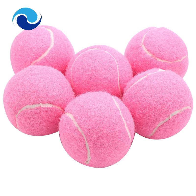 Bộ 6 Quả Bóng Tennis Đàn Hồi 66mm Chống Mòn Cho Người Mới Bắt Đầu