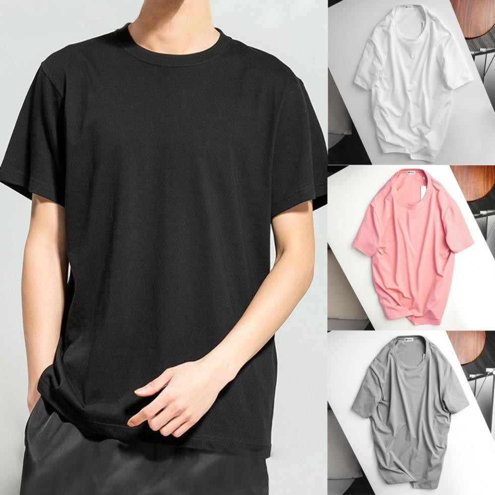 Áo thun N7 trơn 5 màu phông basic tee ngắn cổ tròn cộc tay cao cấp cotton 100% hàng hiệu nam nữ Unisex dáng thể thao ❕ 🌟