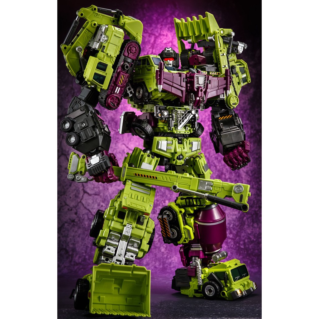 Bộ 6 Mô hình Devastator Jinbao Robot kết hợp Combiner Transformers 45cm - Hãng Jinbao