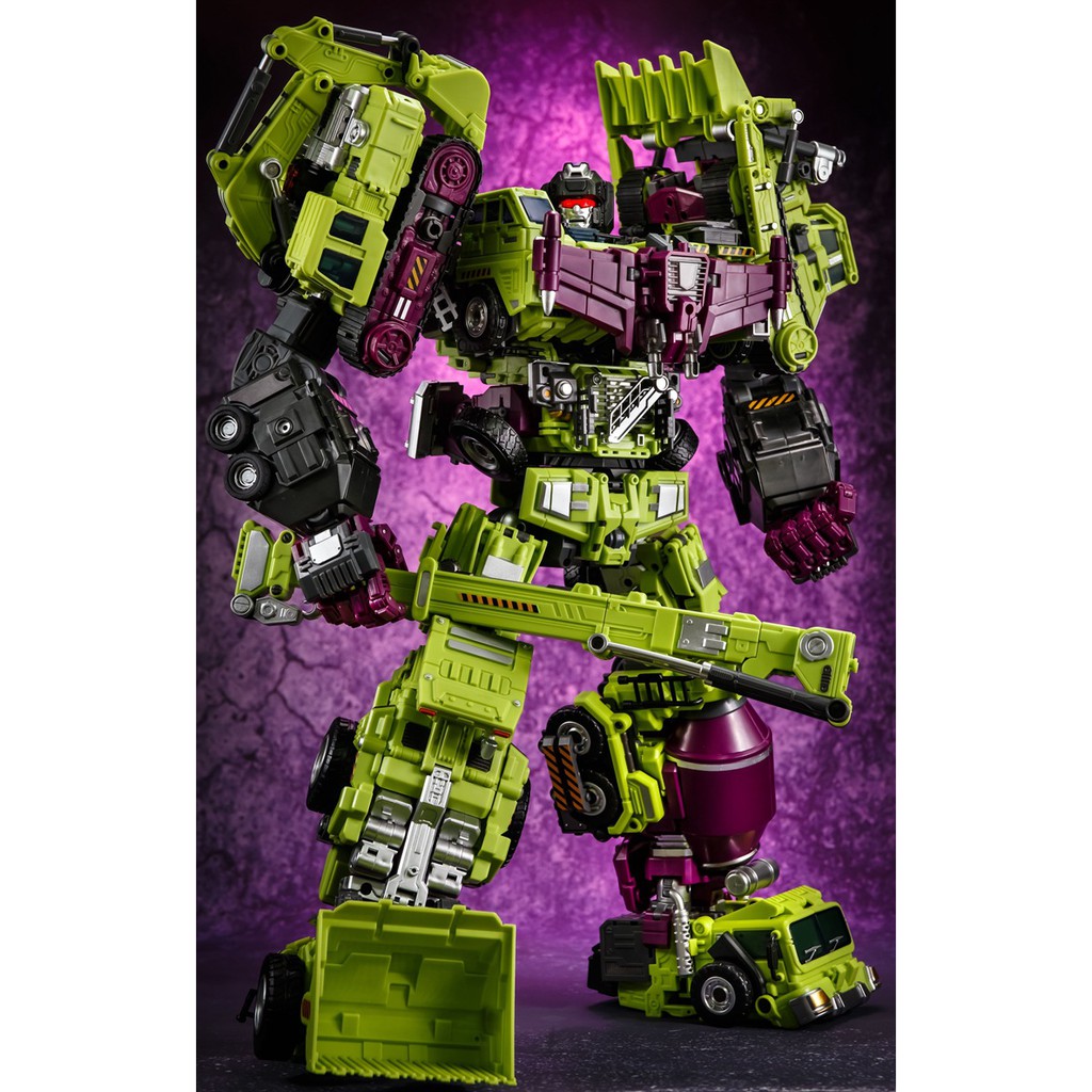 Bộ 6 Mô hình Jinbao Transformers Devastator DF-03 Combiner K.O Oversize