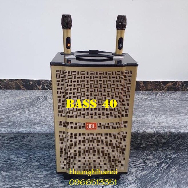 Loa kéo karaoke di động hát hay, giá rẻ JB1508 loa thùng gỗ bass 40, kèm 2 micro không dây nhạy. bảo hành 1 năm