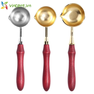 Muỗng nấu chảy sáp tay cầm bằng gỗ V01