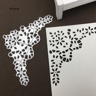 Khuôn cắt tạo họa tiết ren trang trí góc thiệp/tập ảnh/đồ thủ công