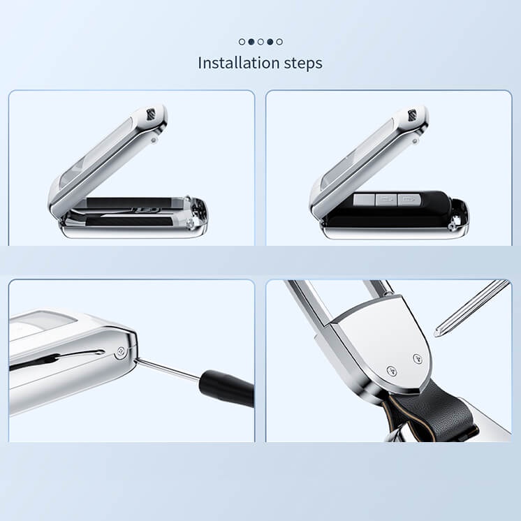 Vỏ Chìa Khóa Kim Loại Cho Mitsubishi Lancer Attrage Triton ASX Outlander Xpander Attrage