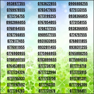 Sim đẹp Mobifone đuôi tam hoa - sảnh - số gánh