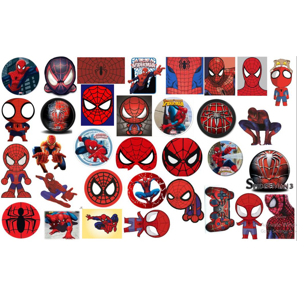 STICKER spider man dán Vali, xe, barber shop, Mũ bảo hiểm , macbook, đàn, tường... Nhập mã GIẢM GIÁ 15k khi mua từ 3 set