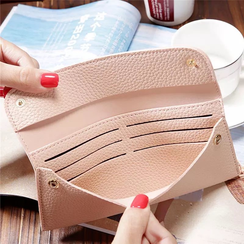 Ví Da PU Dài Thời Trang Dành Cho Nữ