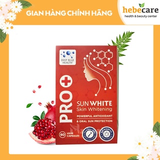 Viên uống chống nắng trắng da pro sun white new zealand 60 viên