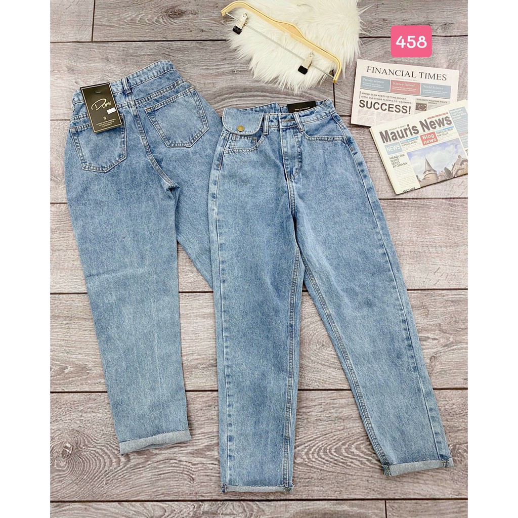 Quần Baggy Jeans túi nắp 1 bên Ms 458