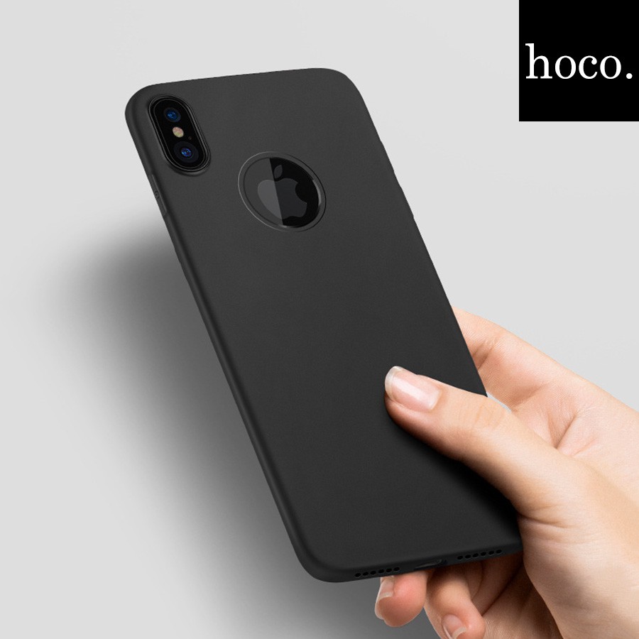 Ốp Lưng iPhone Chính Hãng HOCO Màu Đen- Dẻo- Siêu Bền- Chống Ố Màu