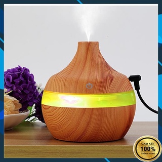 Máy Xông Tinh Dầu Phòng Ngủ 330ml  - Tặng Kèm Tinh Dầu, Máy Khuếch Tán Tinh Dầu Tạo Ẩm Thơm Phòng, Đèn Xông Tinh Dầu