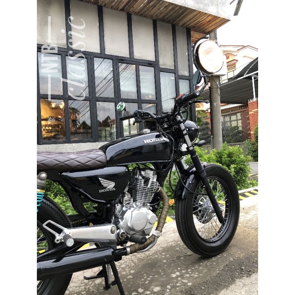 Gương gù tròn tay lái xe máy CAFE RACER