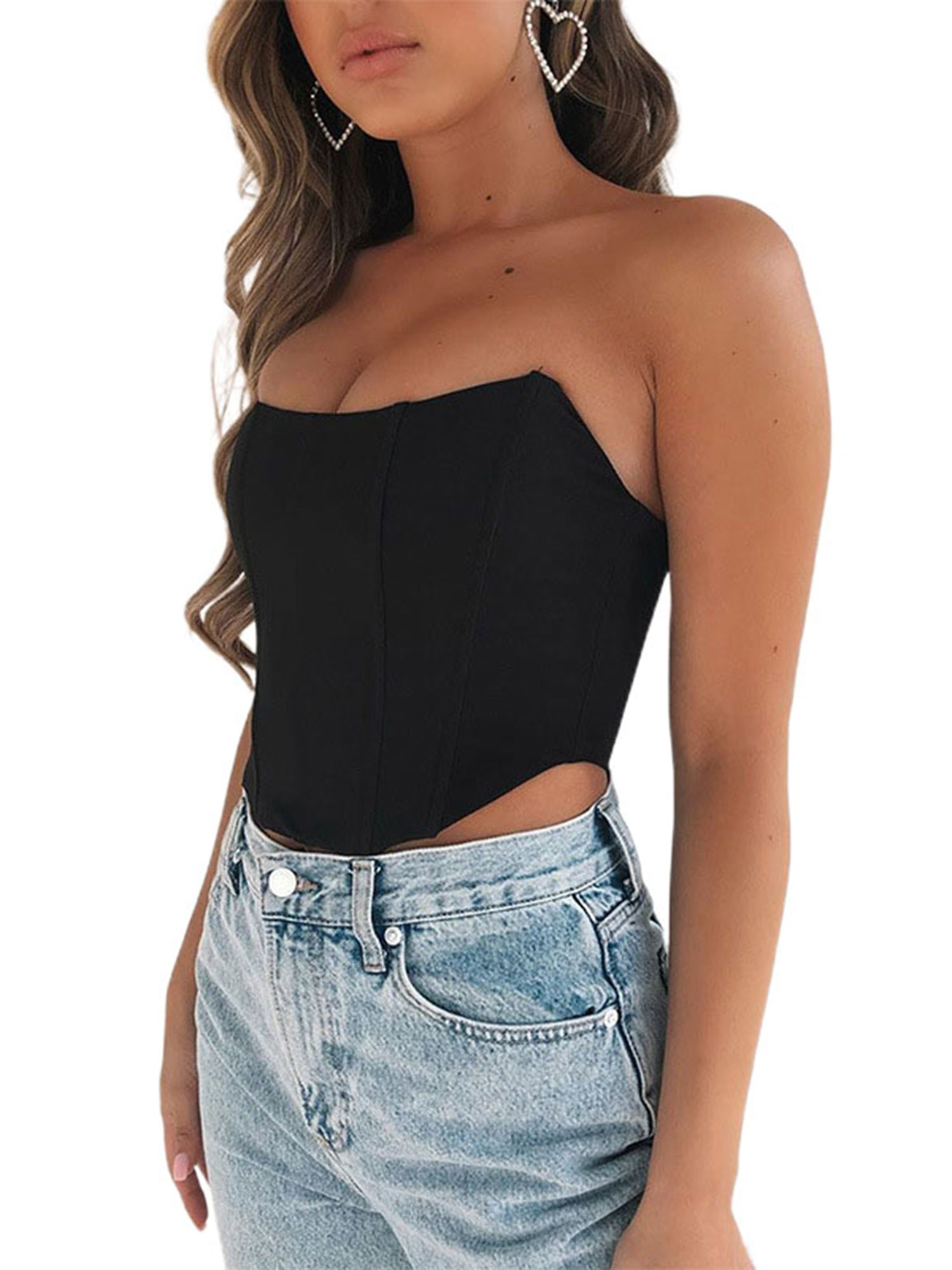 [Mã FAMAYWA giảm 10K đơn 50K] Áo Croptop Trễ Vai Dáng Ôm Gợi Cảm Cho Nữ | BigBuy360 - bigbuy360.vn