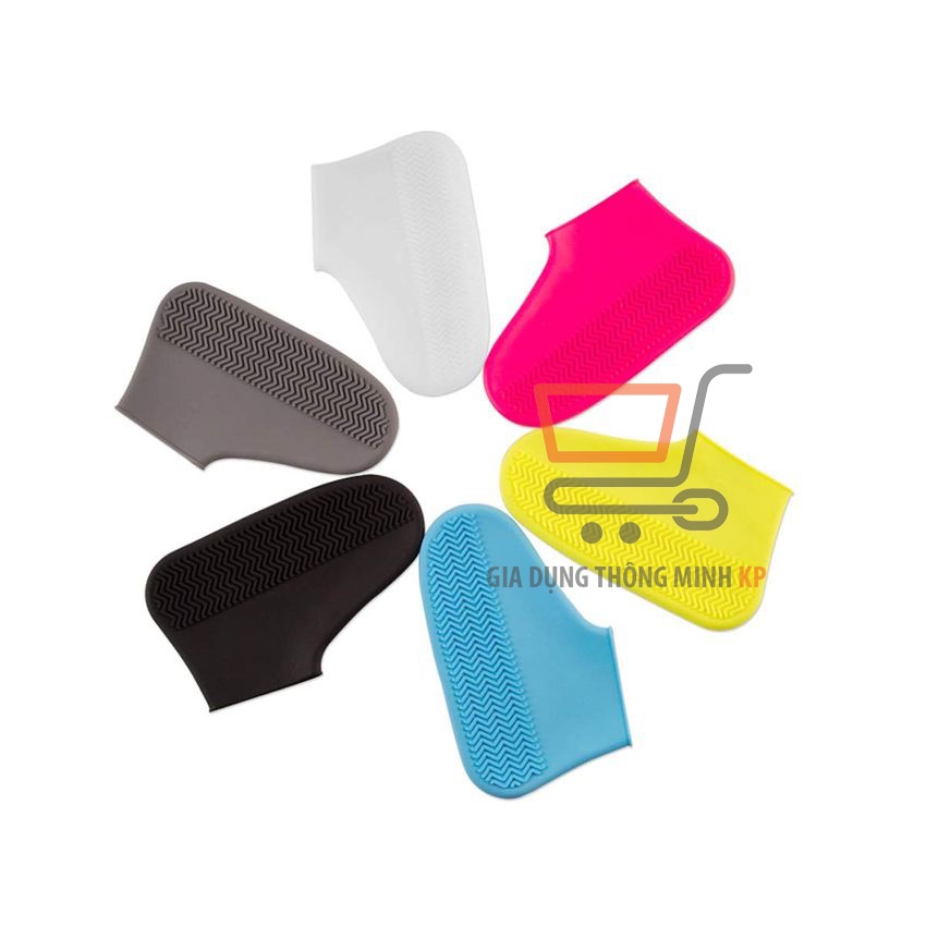 Bọc giày đi mưa silicon cao cấp, chống trơn trượt, tái sử dụng nhiều lần