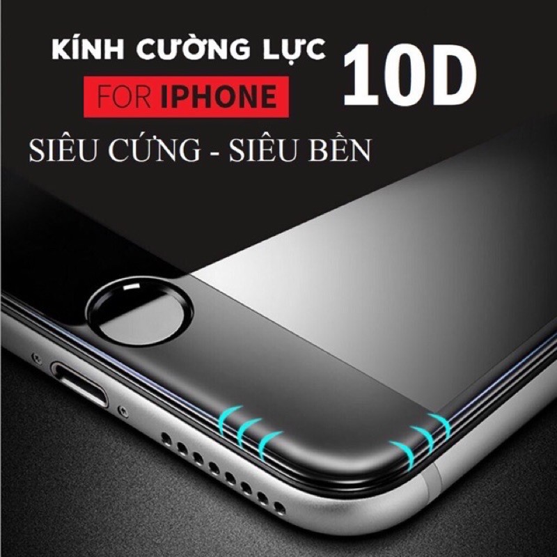 Cường Lực Iphone Full Màn 10D 6/6plus/7/7plus/8/8plus/x/11/12/13/14/pro/plus/promax