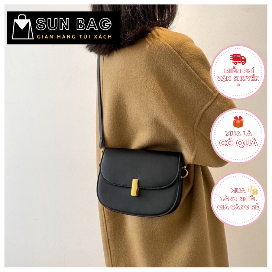 Túi xách nữ đeo chéo, đeo vai, túi cnk đi chơi, đi học, da đẹp, thời trang cao cấp size 22cm SB215