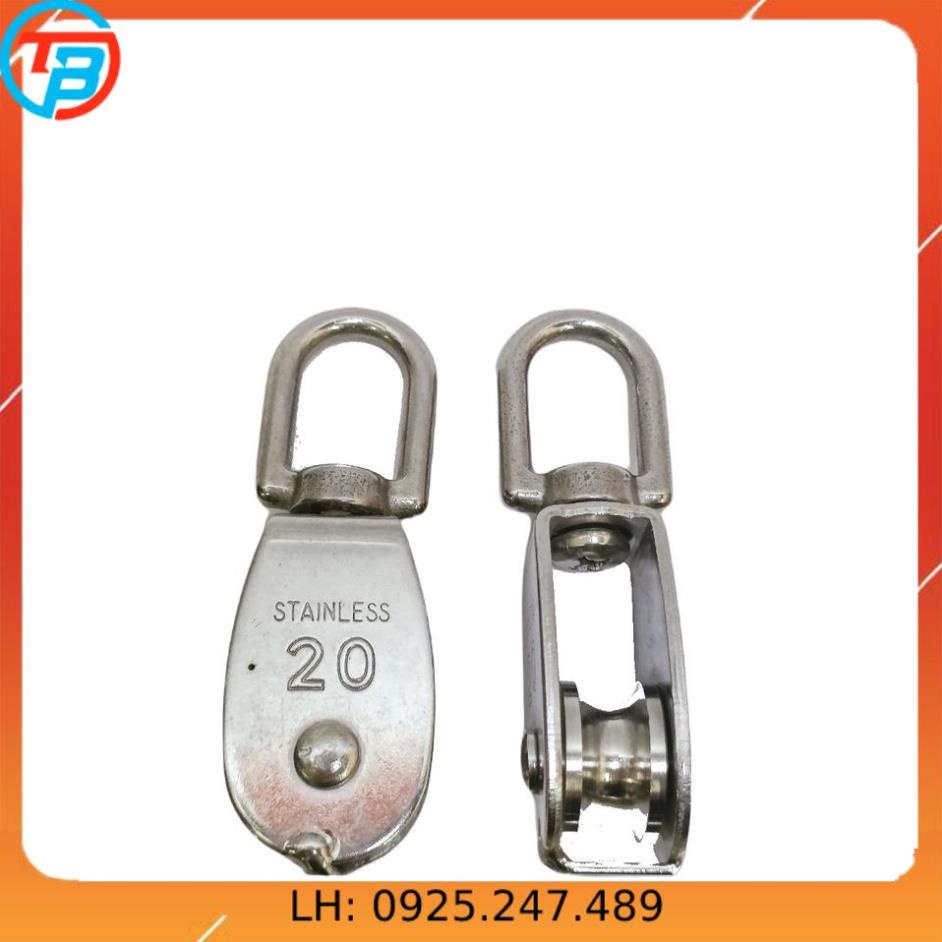 Ròng rọc INOX 304 số 20 CÁP THÉP Thái Bình VinàN