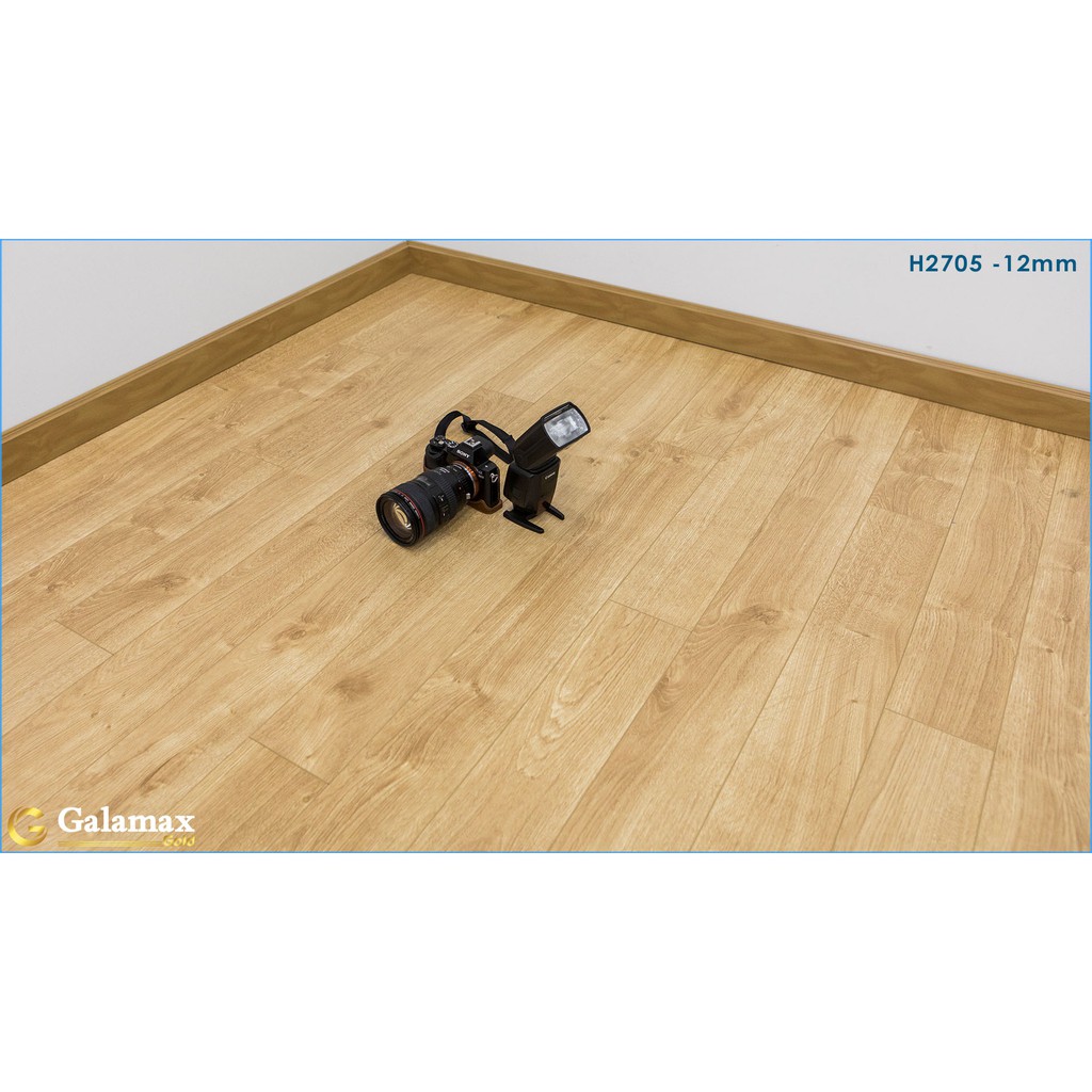 1m2 Sàn gỗ Công Nghiệp GALAMAX GOLD - 12ly bản lớn 12mm