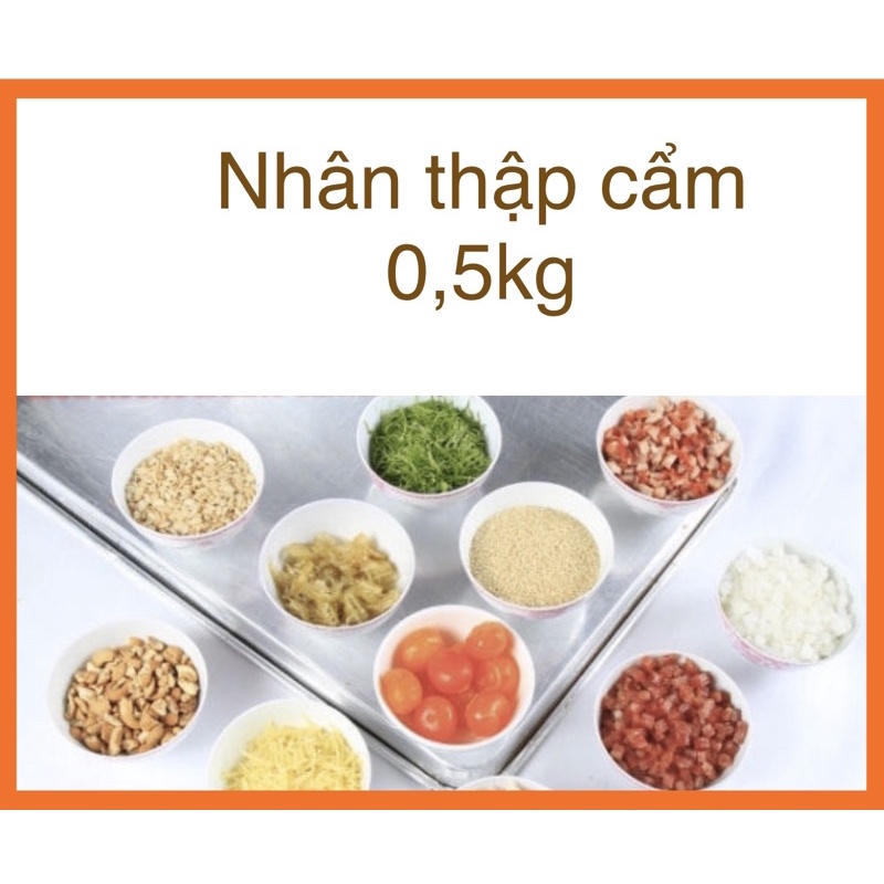 500g nguyên liệu nhân bánh Trung thu thập cẩm