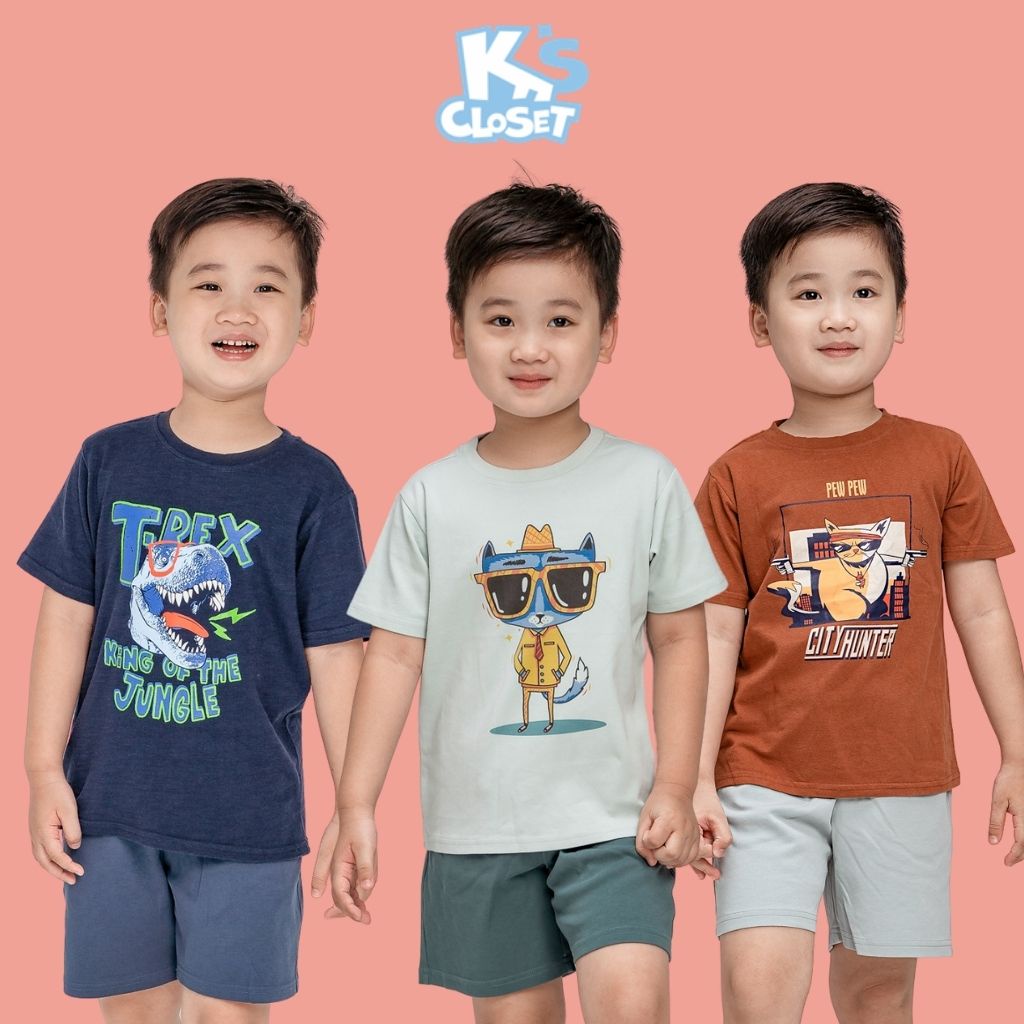 Áo Phông K's Closet Cộc Tay Cho Bé Trai (2 9 Tuổi) E091ONS / E051TWS / E020TWS / E002TWS TMĐT