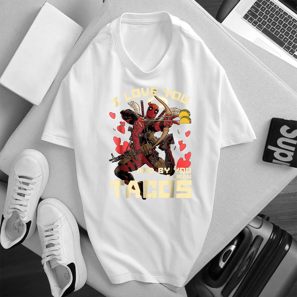 ÁO THUN UNISEX NGẮN TAY MARVEL DEADPOOL IN HÌNH CÓ 1 KHÔNG 2 GIÁ RẺ CỰC SHOCK CÓ SIZE TRẺ EM - 45