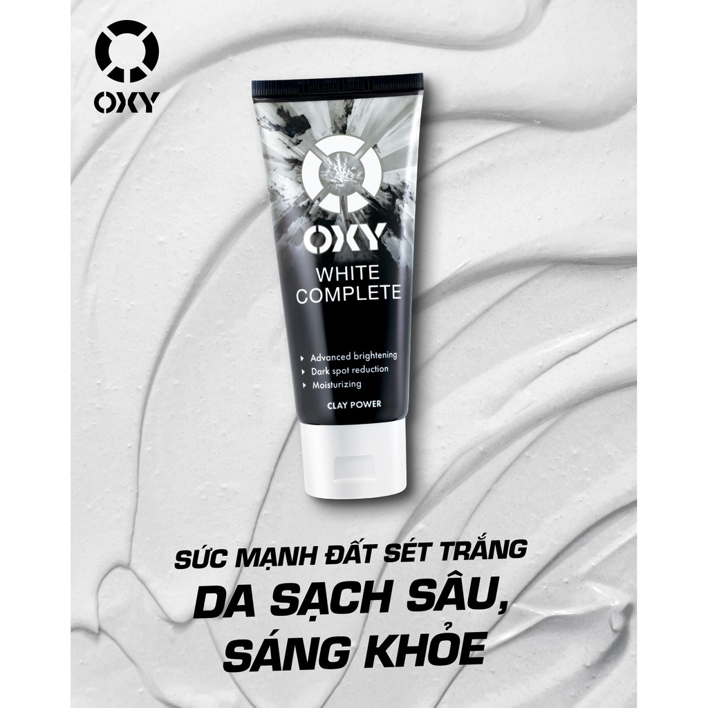 Sữa Rửa Mặt OXY White complete Giúp Làm Sáng Da 100g