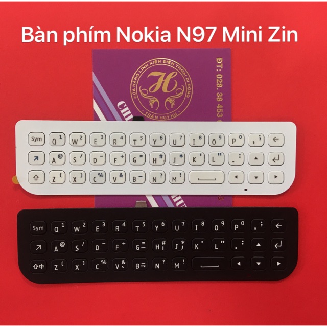 Bàn phím Nokia N97 Mini Zin mới 100%(2 màu đen và trắng nhé)