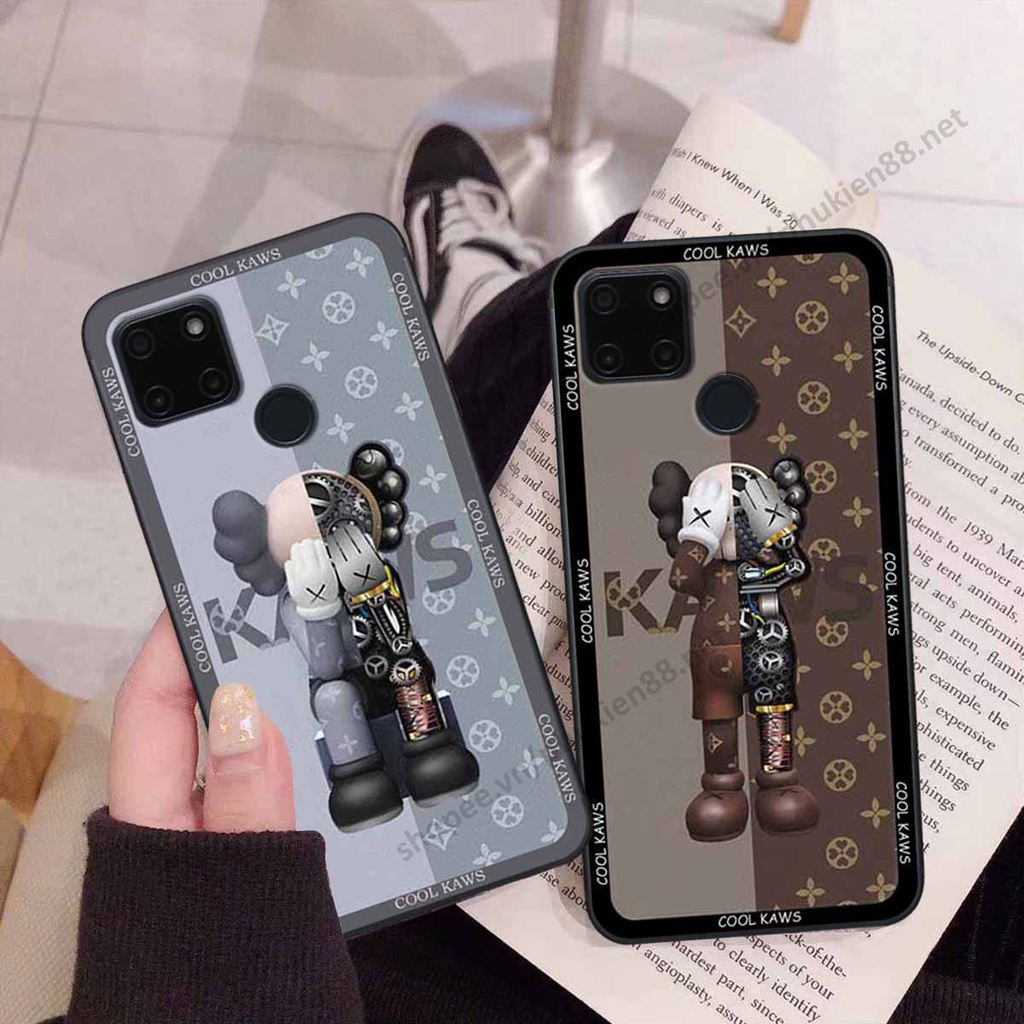 Ốp Realme 9i bear, k@ws thương hiệu phong cách ốp lưng thời trang cao cấp