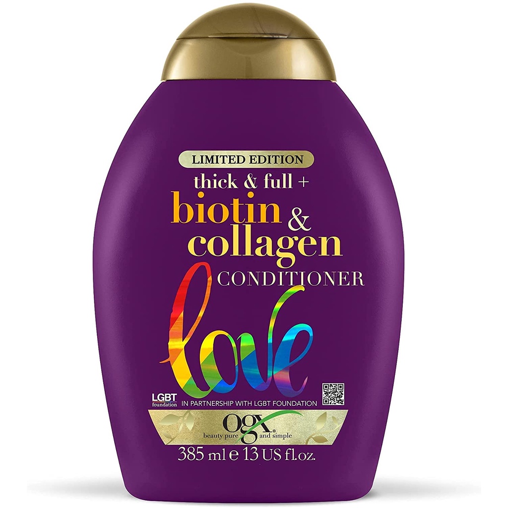 [TOP 1 SHOPEE] Dầu gội, xả OGX Biotin &amp; Collagen Shampoo - Conditioner 385ml (Bill Anh)