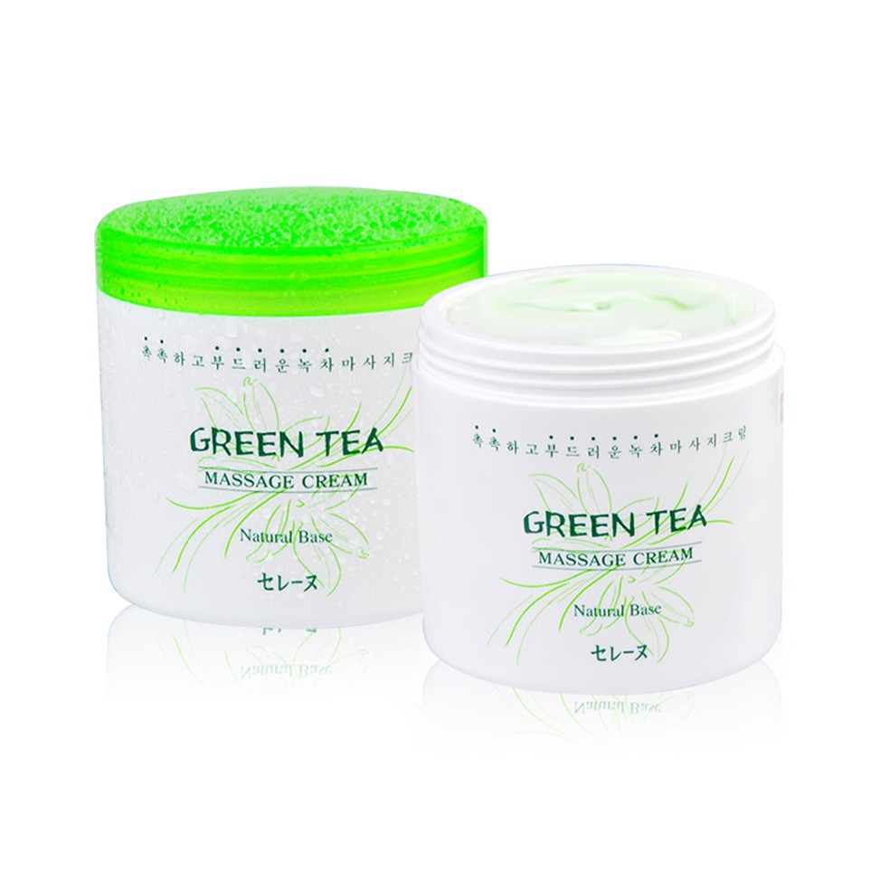 Kem massage trà xanh Mira green tea  450g