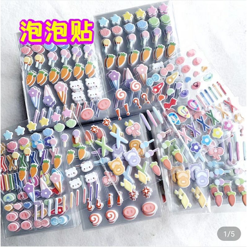 🍑 Sticker dán mặt ,tóc cho doll 10,15,20cm (HÀNG CÓ SẴN)