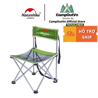 Ghế cắm trại naturehike campoutvn ghế du lịch dã ngoại câu cá xếp gấp mini A213