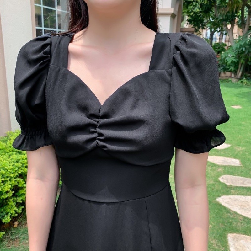 D42 - Đầm Bigsize dáng dài xẻ tà