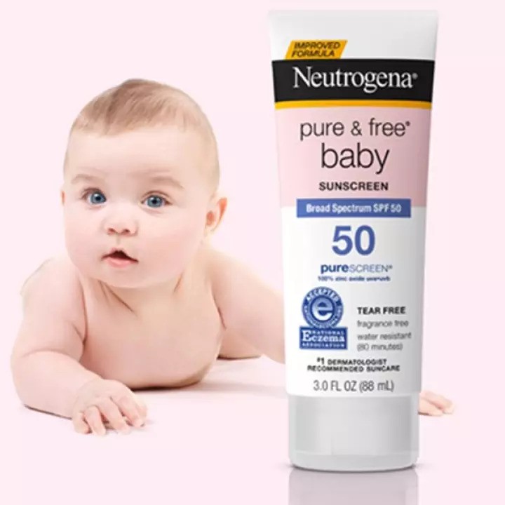 Kem Chống Nắng Neutrogena Pure & Free Baby Sunscreen Broad Spectrum SPF 50 (88ml)