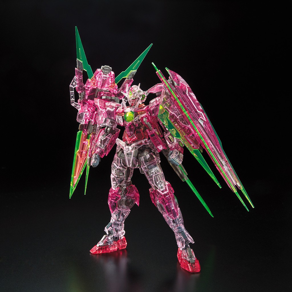 Mô Hình Lắp Ráp The Gundam Base Limited RG Qant Full Saber Trans-Am Clear