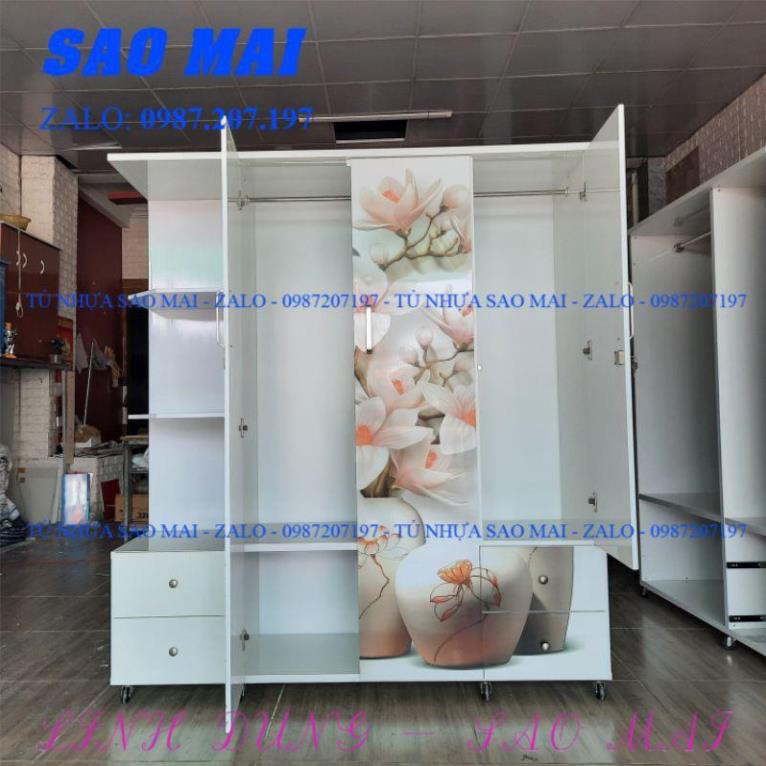 Tủ nhựa đài loan có kệ