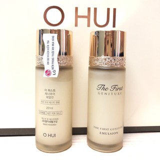Sét nước Hoa hồng và  Sữa dưỡng tái sinh da Ohui The First Geniture size 20ml