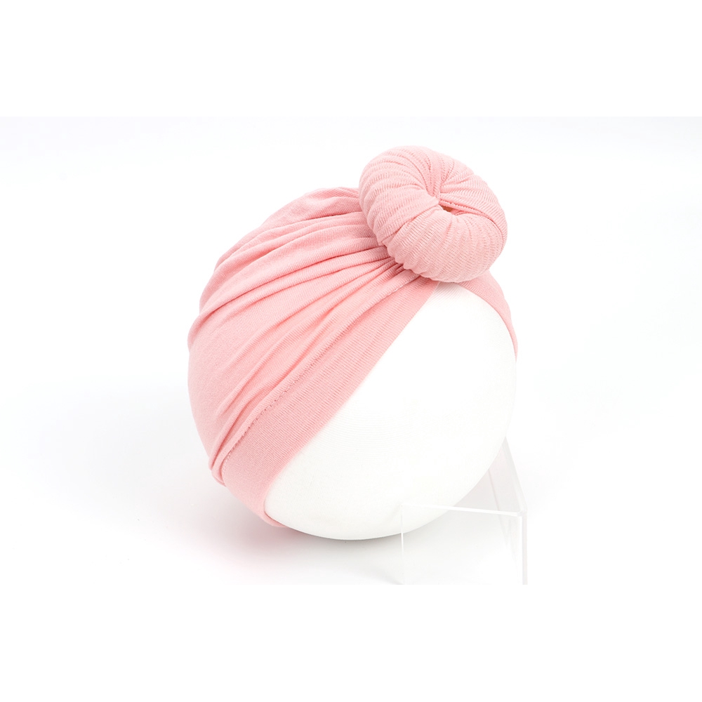Nón turban kiểu nút thắt trùm đầu giữ ấm cho bé