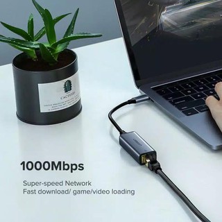 UGREEN Bộ Chuyển Đổi Cổng Type C Sang Lan Ethernet 1000mbps Usb Mac Gal8Tshin