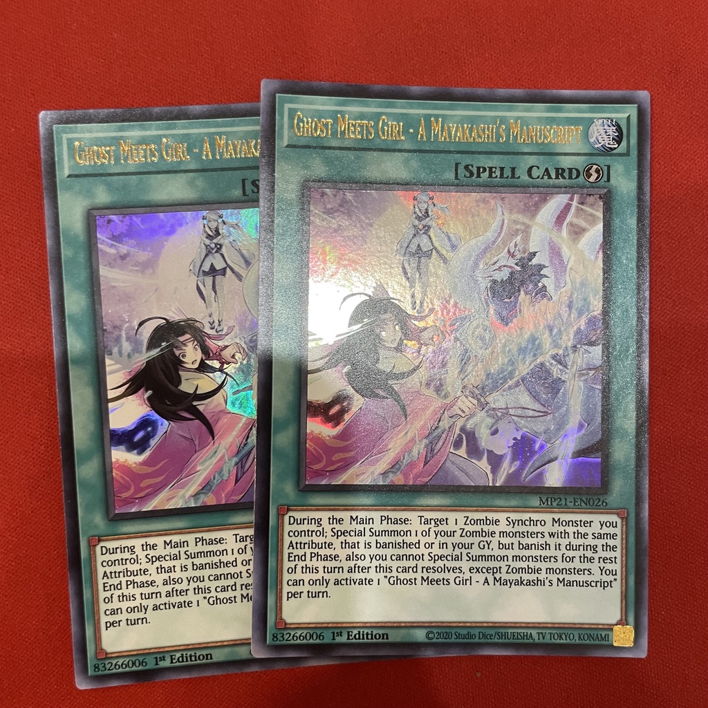 [EN][Thẻ Bài Yugioh Chính Hãng] Ghost Meets Girl – A Mayakashi’s Manuscript