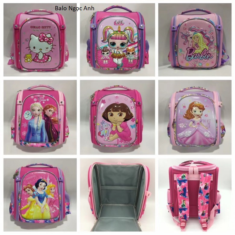 Balo chống gù, cặp chống gù, balo cho bé tiểu học bé trai, bé gái siêu nhẹ, chống thấm nước mã DA02