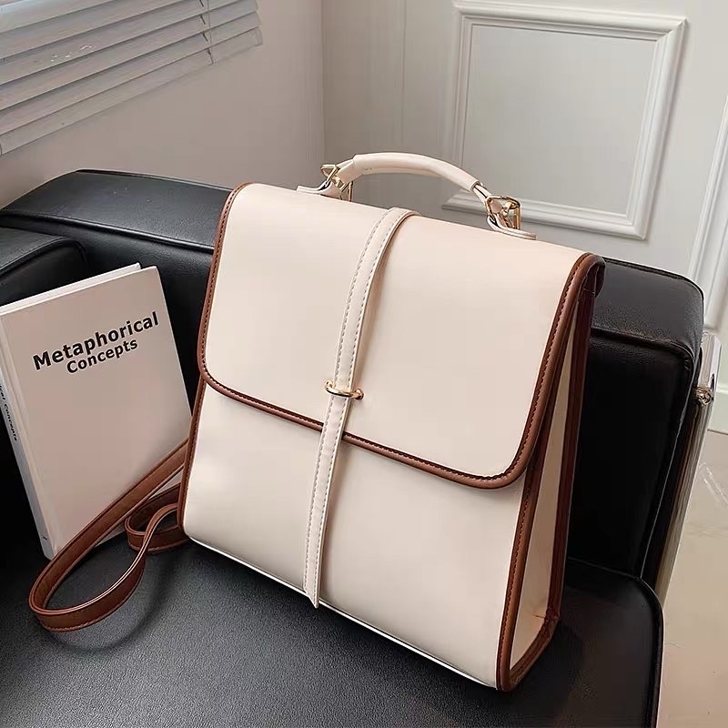 [ COMBO BALO DA PU VINTAGE CHỐNG THẤM + MÓC KHOÁ MINI, CỘT TÓC, PIN CÀI,... ]