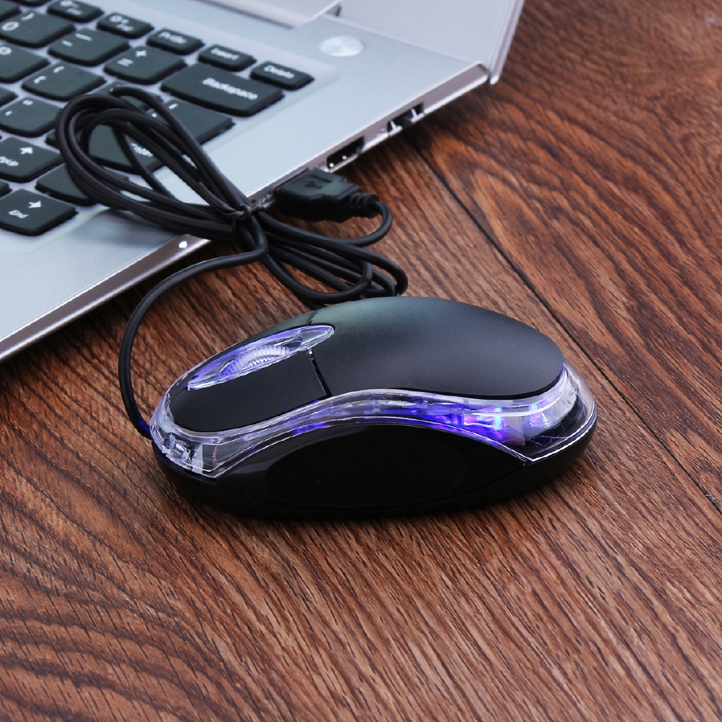 Chuột vi tính 3D USB 1200 Dpi chất lượng cao tiện dụng Gaming Led Mouse