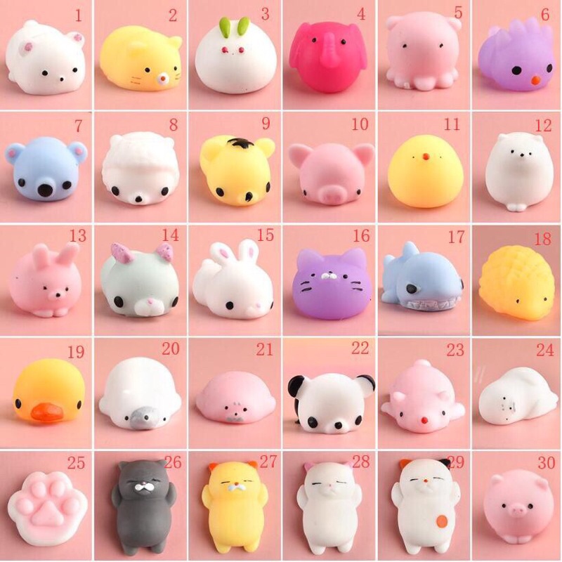 Đồ chơi dẻo Mochi Squishy dễ thương xả strees