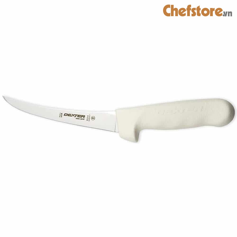 Dao Bếp 💥 Dao Phi Lê Róc Xương Lọc Thịt Cá Lưỡi 152 mm Cong Cứng Thép Hợp Kim Cao Cấp Chuôi Nhựa Mềm Dexter S131-6PCP